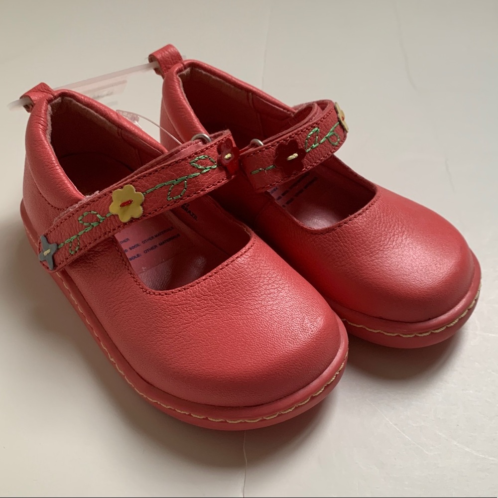 New Baby Gap Mary Jane Leather Shoe Toddler Girl 7 Spring Easter